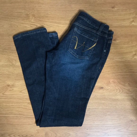 Wet Seal Straight Leg Denim Jeans Size 9 Regular - Picture 7 of 8